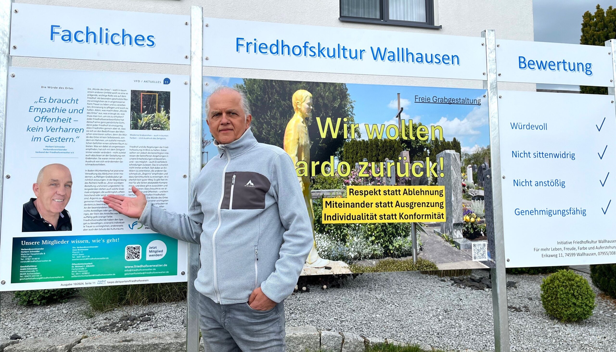 Hartmut Schott und die Urteile ohne Friedhofsfachkompetenz