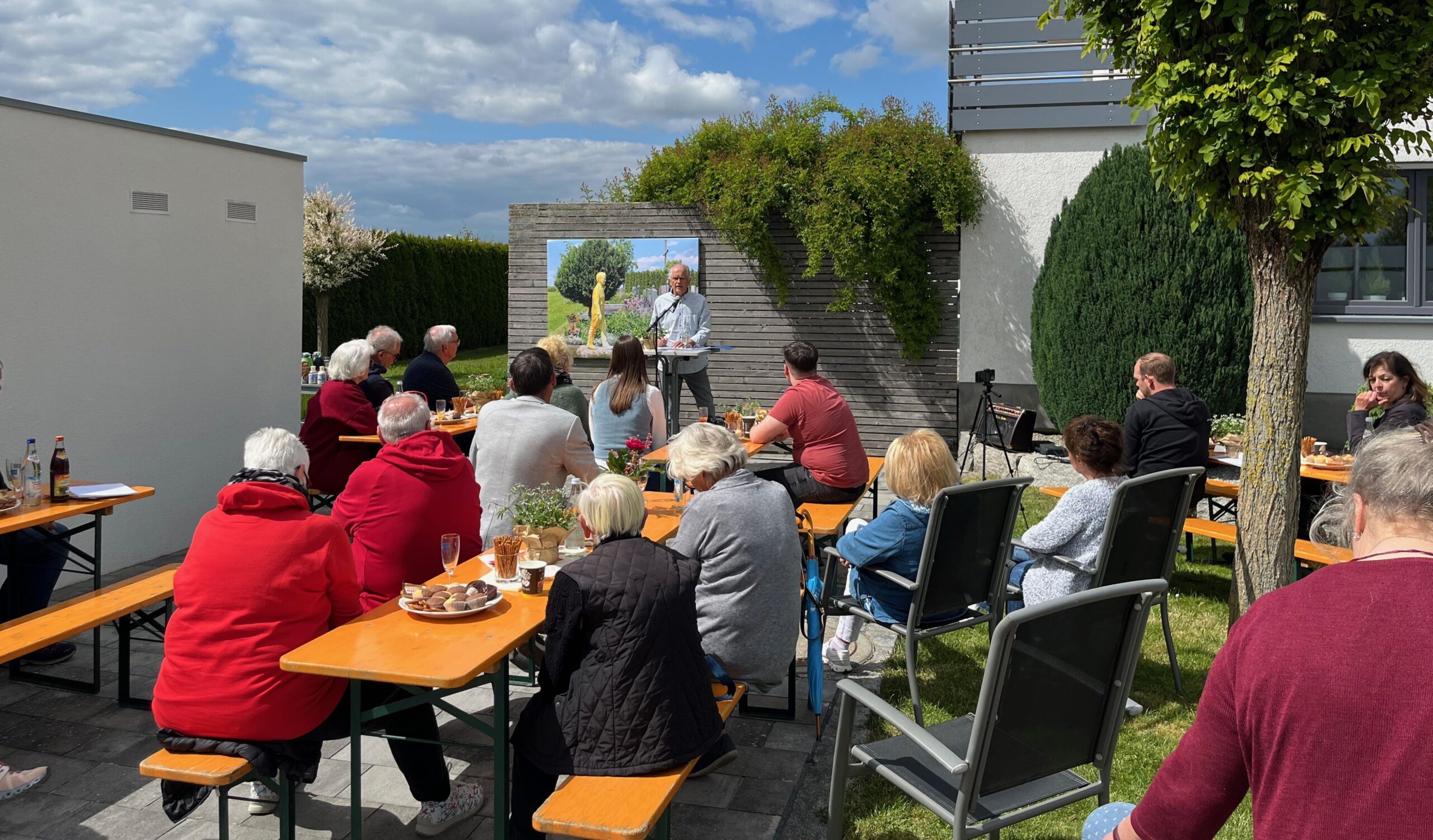 Feier und Start der Kampagne